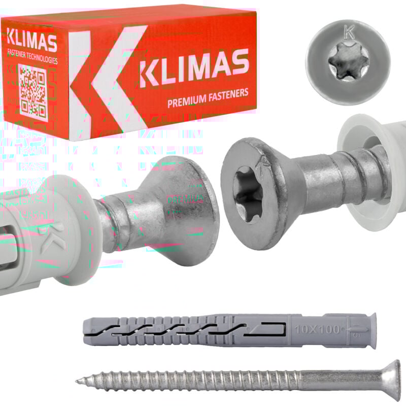 Chevilles d'extension de cadre en S KPS-FAST-10100S