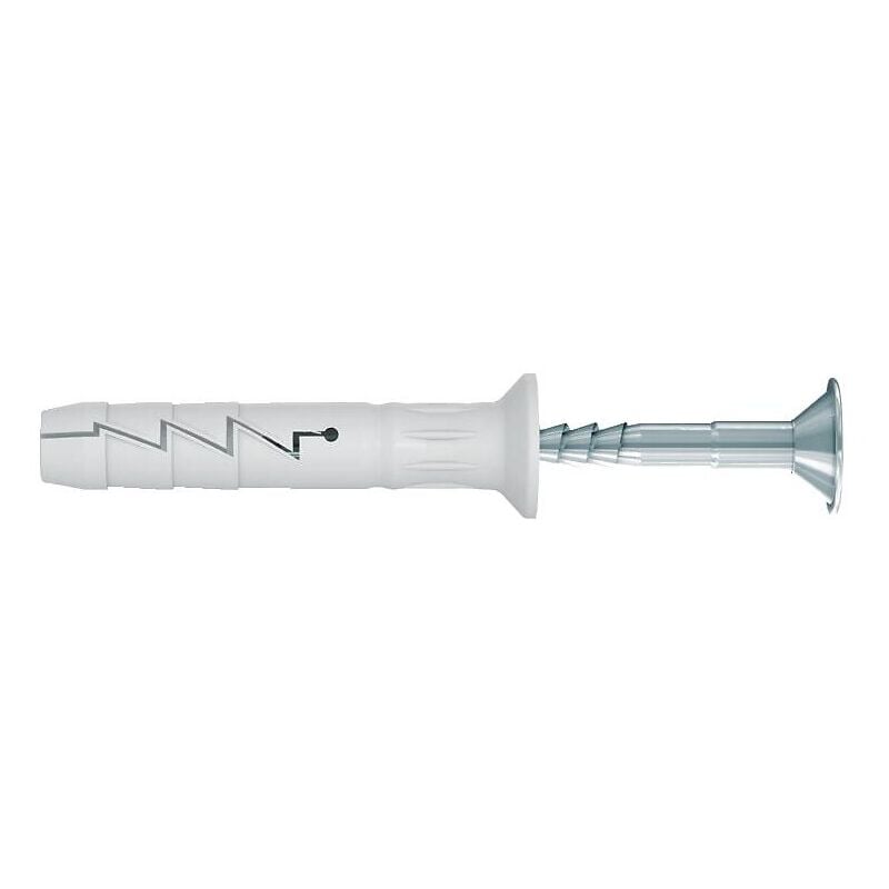 Rawl - Chevilles à frapper nylon tête fraisée empreinte pozidriv 6x60 en boîte de 100