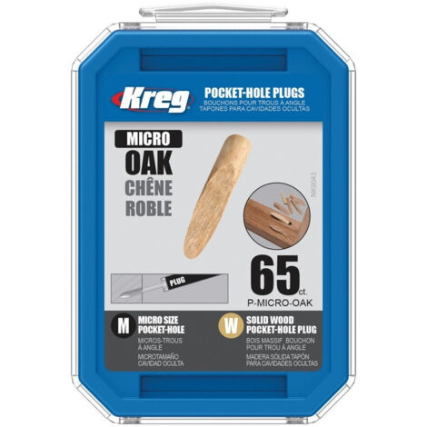 Chevilles Kreg P-MICRO-OAK 12 mm (1/2'')- 140 mm (11/2'') 65 pcs. chêne