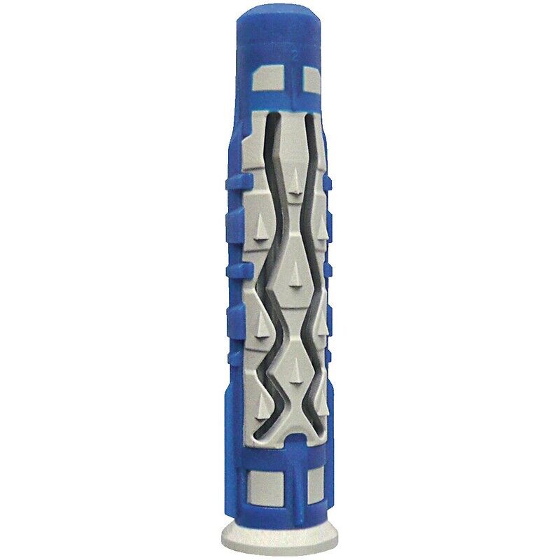 Spit - Cheville universelle bi-matière colortech en nylon et élastomère bleu 8x50mm bidon de 250 pièces