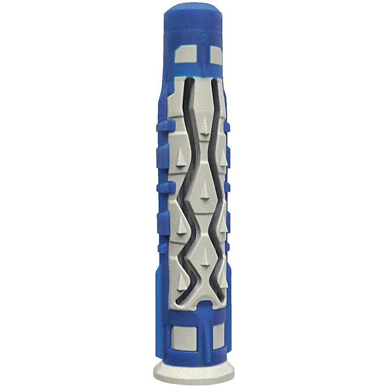 Spit - Cheville nylon légère colortech - 6 x 35 et 8 x 50 sans vis en bidon de 300 pièces