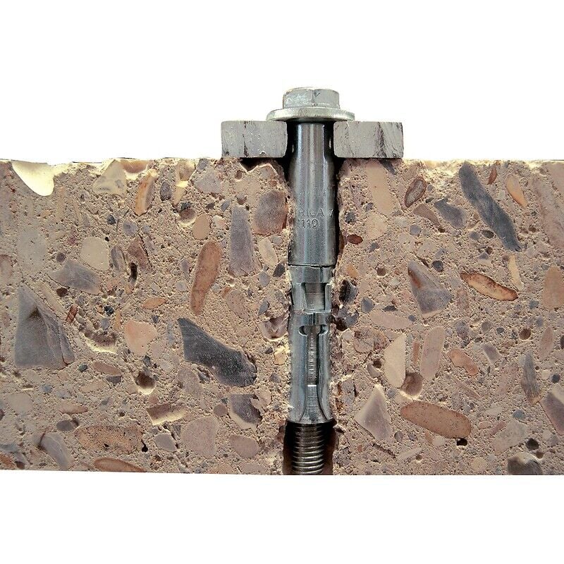 Cheville métallique charges lourdes triga z xtrem v avec vis tête hexagonale zinguée - Diamètre de perçage : 28 mm - Épaisseur maximale de la pièce à