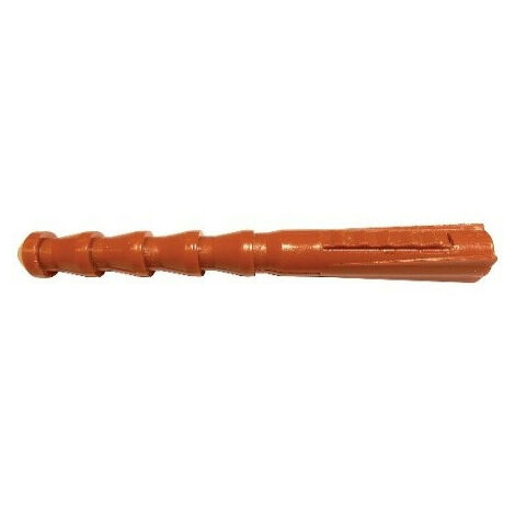 Chevilles universelles polyéthylène coloris marron diamètre 12 en boîte de 25