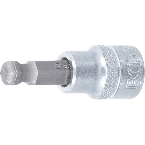 Chiave a bussola  10 mm (3/8")  esagono interno con testa sferica 8 mm