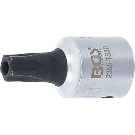 Chiave a bussola  6,3 mm (1/4")  profilo a TS (per Torx Plus ) con alesatura TS30