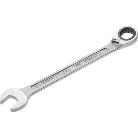 Chiave a bussola a cricchetto 606 SW 30mm L.402,5mm con commutazione, anelli a 15 gradi