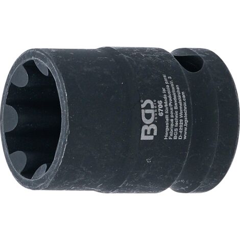 Chiave a bussola BGS 6706 acciaio cromo molibdeno 22 mm