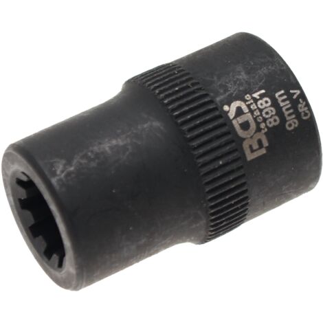 Chiave a bussola BGS 8981 9 mm 10 punti acciaio cromo vanadio