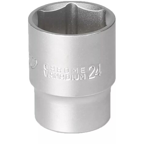 CHIAVE A BUSSOLA DA 1/2 POLLICE, 6 ANGOLI, 24 MM, ACCIAIO AL CROMO-VANADIO CRV