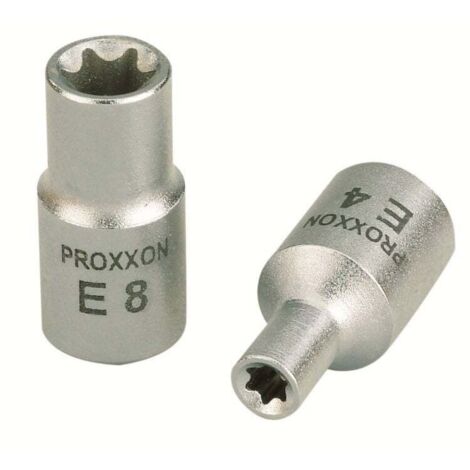 Chiave a bussola da 1/4" per Torx-esterno E6 Proxxon 23792