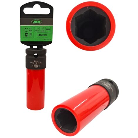 Chiave a bussola da 17 mm per dadi ruota mercedes da 1/2" JBM 14173