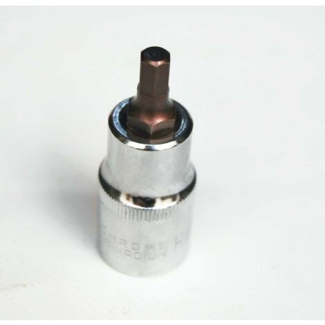 CHIAVE A BUSSOLA ESAGONALE H4 CORTA PUNTA 55 MM 1/2&quot BUSSOLE ACCIAIO CHIAVI