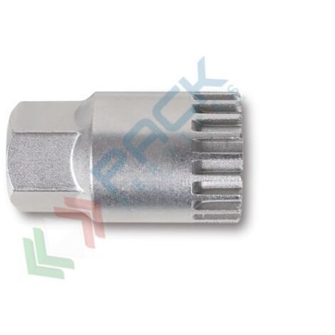 Chiave a bussola estrattore per movimento centrale a 20 tacche con perno centrale nichelata art 3973/4