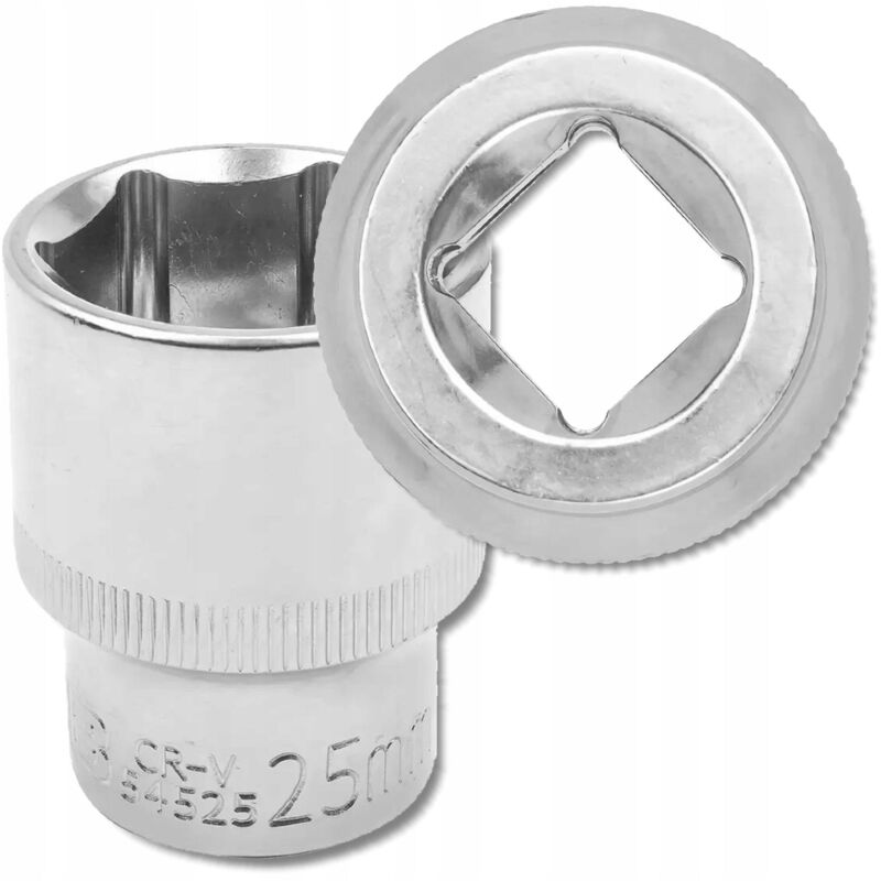 Chiave a bussola jcb metallica 25 mm acciaio cromo vanadio