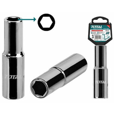 CHIAVE A BUSSOLA LUNGA BOCCA ESAGONALE ATTACCO 1/2″ 14mm TOTAL