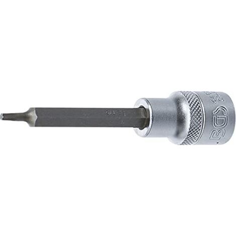 Chiave a bussola  lunghezza 100 mm  12,5 mm (1/2")  profilo a T (per Torx) T15