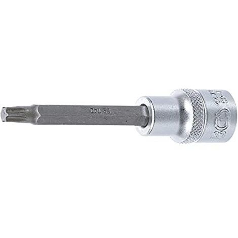 Chiave a bussola  lunghezza 100 mm  12,5 mm (1/2")  profilo a T (per Torx) T40