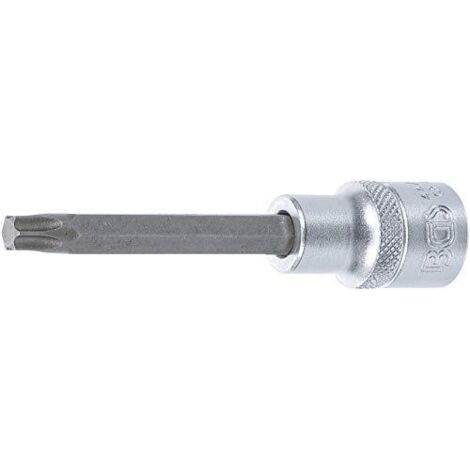 Chiave a bussola  lunghezza 100 mm  12,5 mm (1/2")  profilo a T (per Torx) T45