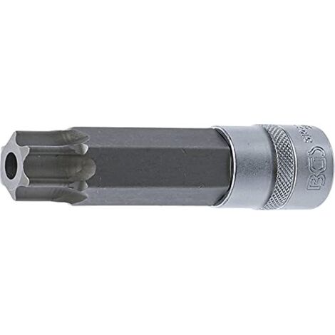 Chiave a bussola  lunghezza 110 mm  12,5 mm (1/2")  profilo a T (per Torx) con alesatura T100