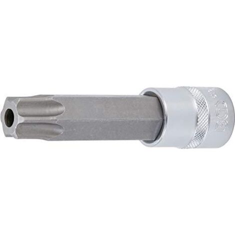 Chiave a bussola  lunghezza 110 mm  12,5 mm (1/2")  profilo a T (per Torx) con alesatura T90