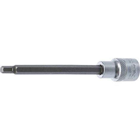 Chiave a bussola  lunghezza 140 mm  12,5 mm (1/2")  esagono interno 6 mm