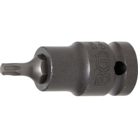 Chiave a bussola  lunghezza 55 mm  12,5 mm (1/2")  profilo a T (per Torx) T27