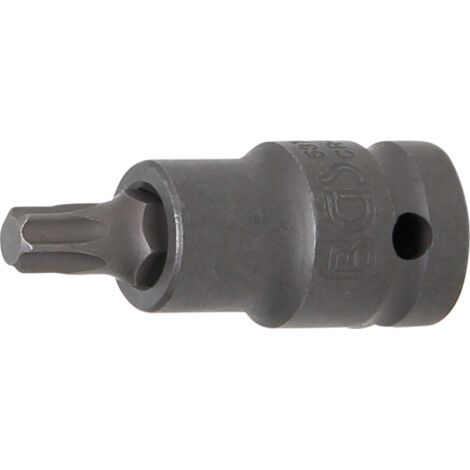 Chiave a bussola  lunghezza 55 mm  12,5 mm (1/2")  profilo a T (per Torx) T47
