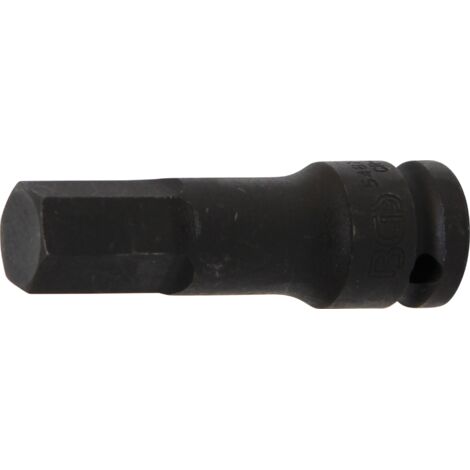 Chiave a bussola  lunghezza 75 mm  12,5 mm (1/2")  esagono interno 17 mm