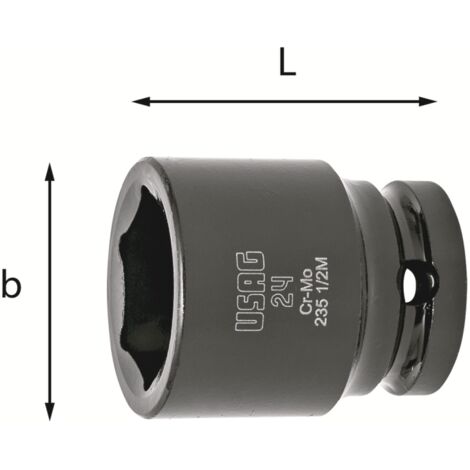 CHIAVE A BUSSOLA MACCHINA CON BOCCA ESAGONALE 235 1/2 M 36 MM