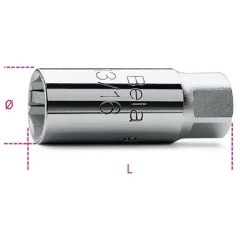 Chiave a bussola per candele  3/8 beta 956e - 14