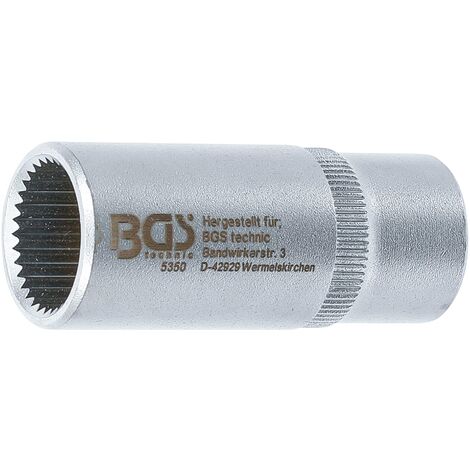 BGS TECHNIC Chiave a bussola poligonale per pompe iniezione per motori diesel Mercedes-Benz 33 denti