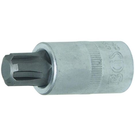 Chiave a bussola RIBE da 1/2" lunga 55 mm con attacco quadro maschio – Presa sicura su viti a taglio – Uso professionale e domestico