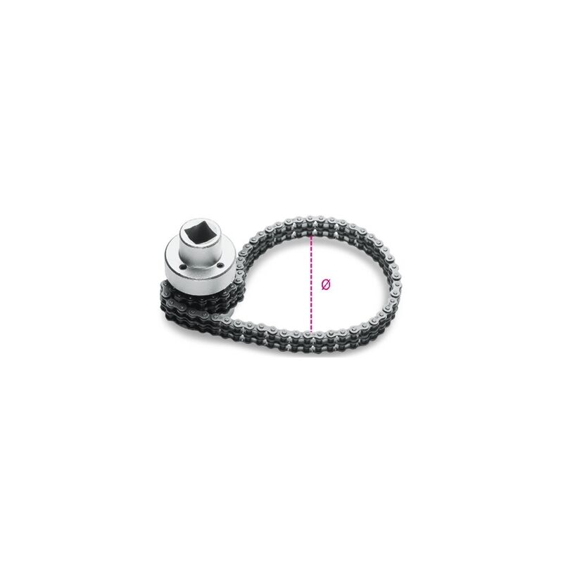 Chiave a catena doppia filtri olio Beta 1488/1 - 60/110