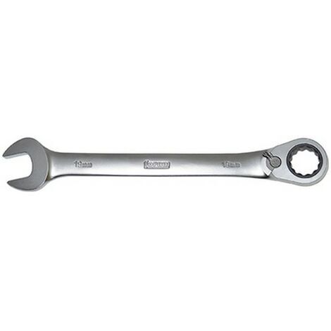 Chiave A Cricchetto Combinazione Inclinata A 15 °, Reversibile, Costa S / Piatto 17 Mm Lungo. 233 Millimetri