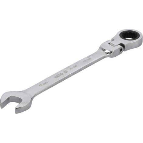 CHIAVE A CRICCHETTO CON SNODO 17mm YATO