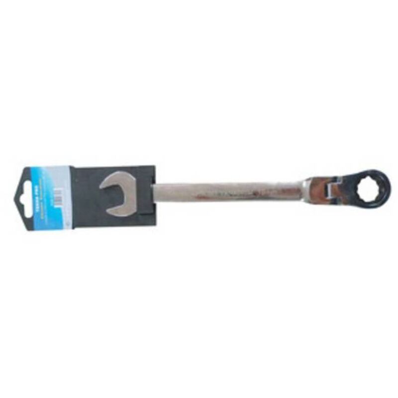 Llave de carraca con cabeza articulada de 19 mm