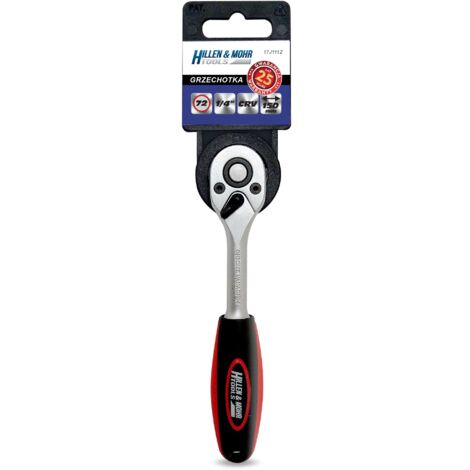Chiave a cricchetto dedra ratchet wrench 72 denti manico ergonomico