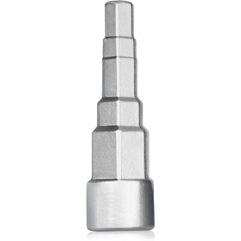 Chiave a cricchetto KZQ da 1/2 pollice con 5 gradini da 3/8, 1/2, 3/4, 1-1/4 pollice, chiave universale per raccordi per valvole per impianti idraulici, sanitari e radiatori