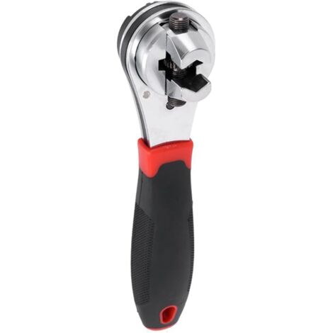 Chiave a cricchetto regolabile per 6 viti da 22 mm, multiutensile con impugnatura antiscivolo, sgancio rapido