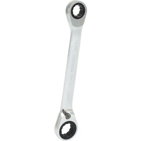 Chiave a cricco doppia poligonale GEAR reversibile,10x13mm