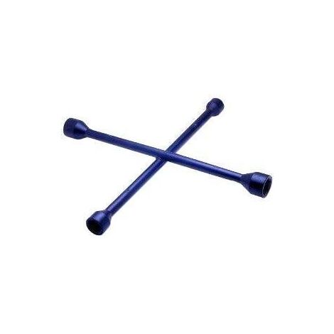 Chiave a croce per auto blu anodizzato