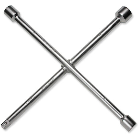 CHIAVE A CROCE SMONTA RUOTE PER CAMION FURGONI 17-19-22mm 1/2" MASCHIO MUNDIAL