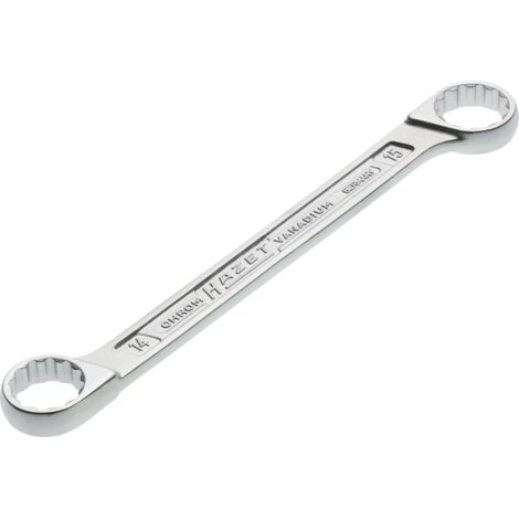 Chiave a doppio anello 610N-14X15 ∙ Profilo trazione con doppio esagono esterno ∙ AC 14 x 15 mm