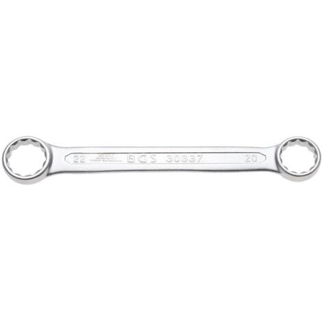 Chiave a doppio anello  extra piatta  20 x 22 mm