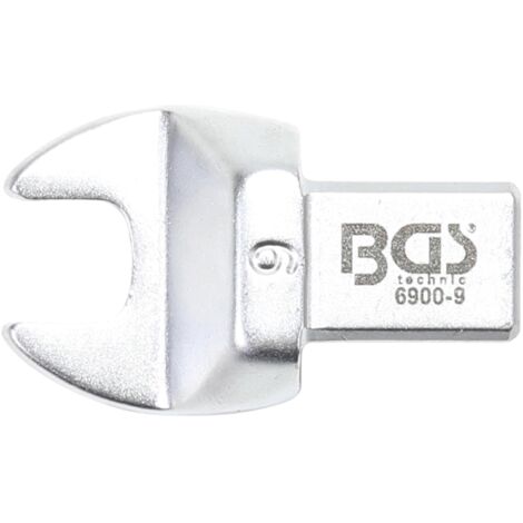 Chiave a forchetta ad innesto 9 mm sede 9 x 12 mm