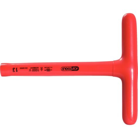 Chiave a innesto a T con protezione di isolamento, 13x200mm