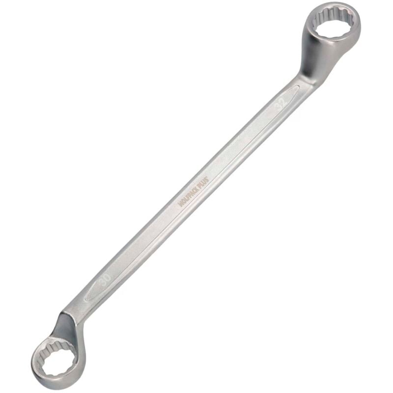 Image of Linea profesionale Chiave Chiave ad anello con estremità aperta Plus in acciaio al cromo vanadio 30x32 din 838. Doppia chiave aperta, chiave aperta