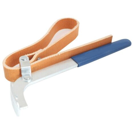 CHIAVE A NASTRO FASCIA SMONTAGGIO FILTRO OLIO 25 160 mm IN ACCIAIO E GOMMA 381sa