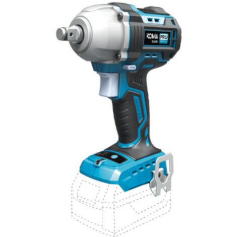 Chiave a percussione a batteria Brushless 20V KOMA TOOLS - Senza batteria o caricatore