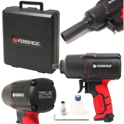 Chiave a percussione pneumatica TWIN HAMMER 1450Nm con bussole da 1/2''